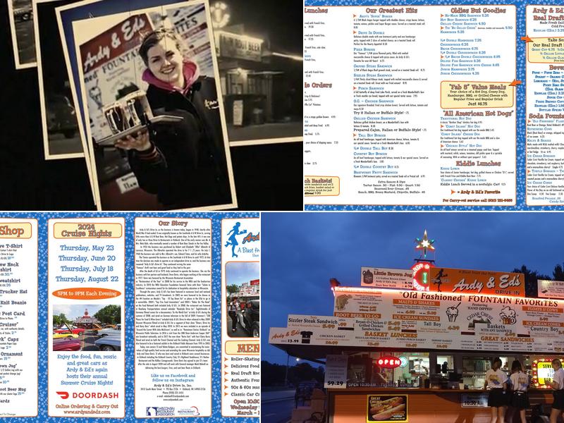 Ardy & Ed's Drive In Menu