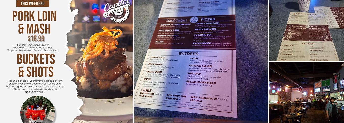 Capitol Grill Menu