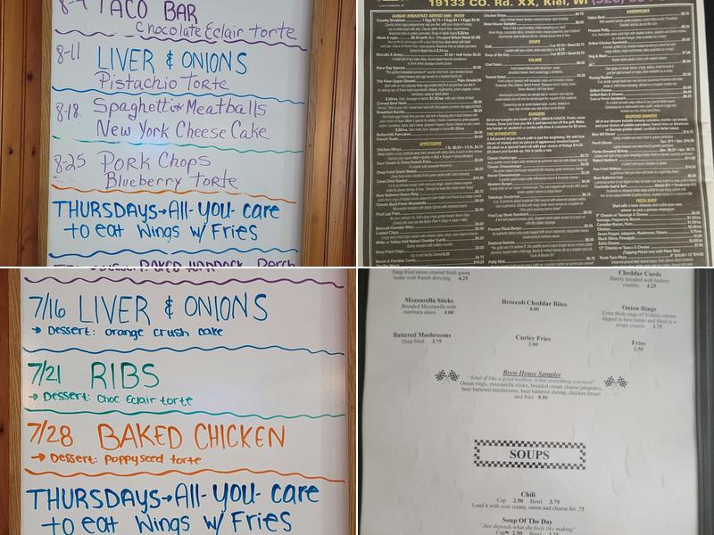 Final Lap Bar & Grill Menu