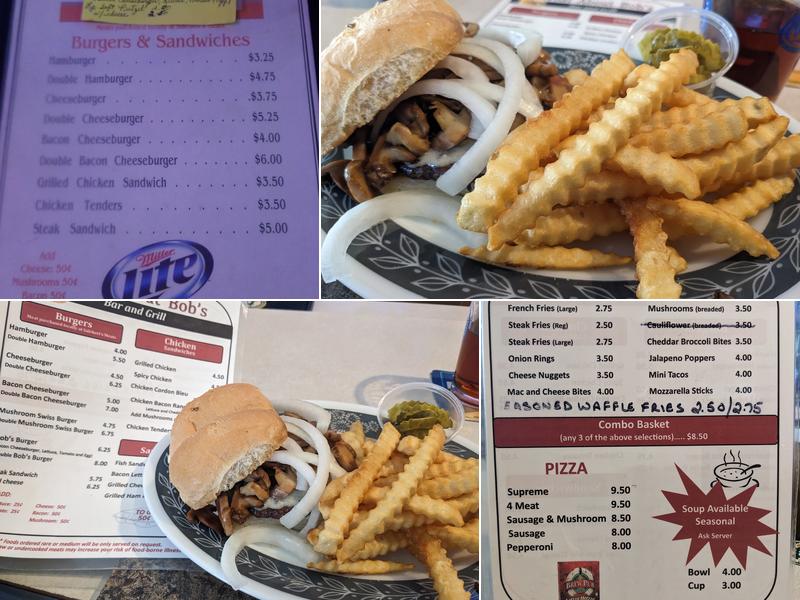 What About Bob's Bar And Grill Menu