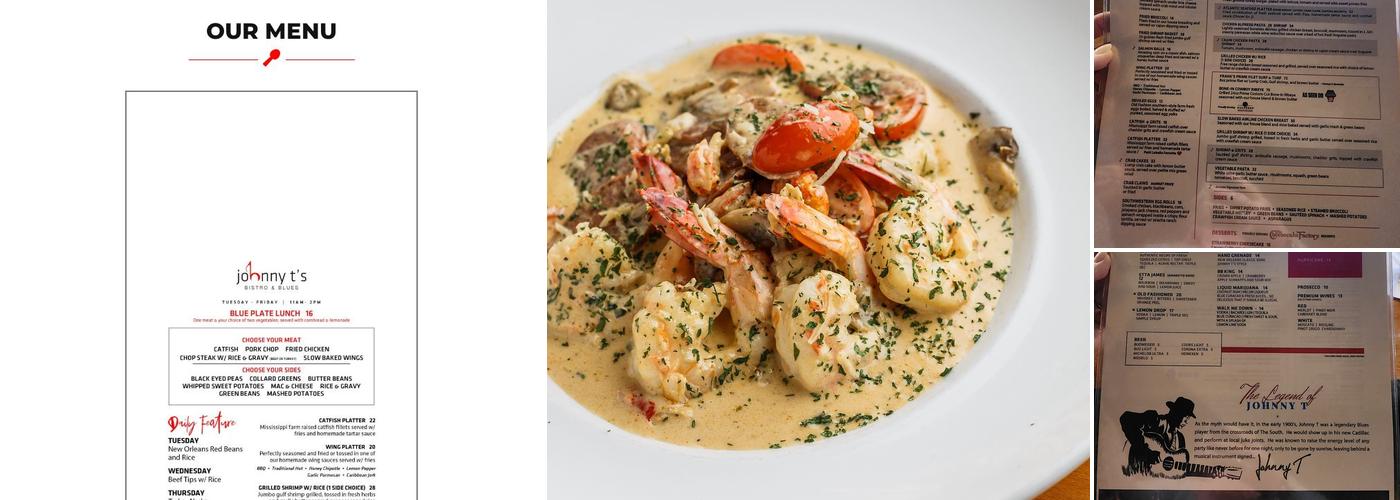 Johnny T's Bistro & Blues Menu