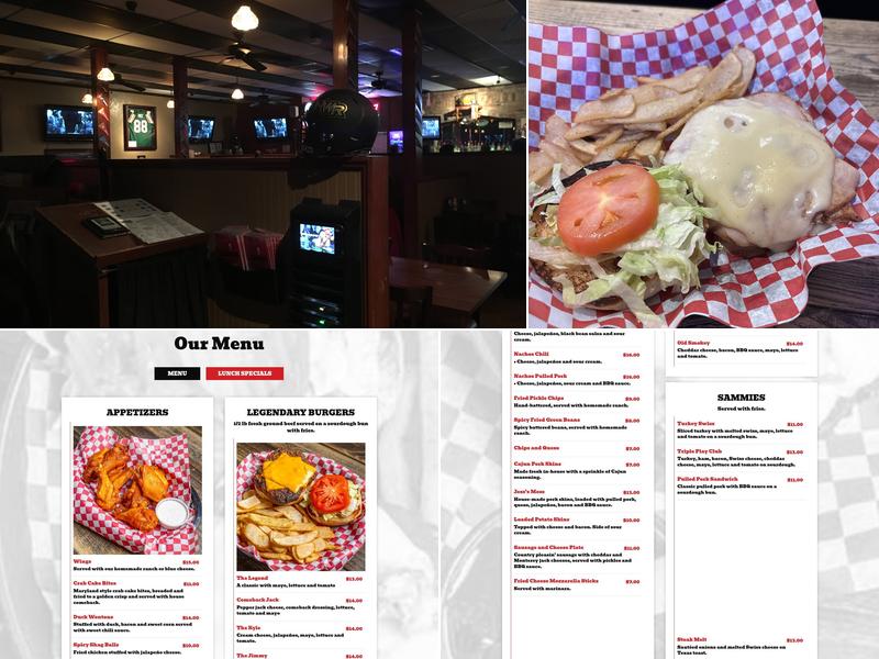 Mississippi Legends Grill Menu