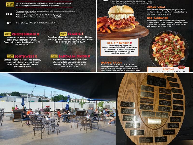 The Bar - Holmgren Way Menu