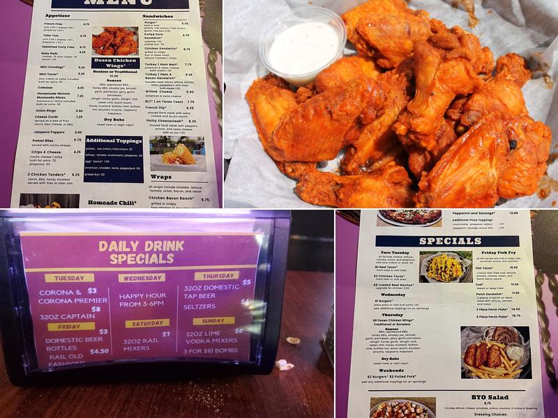 Replay Sports Bar & Grill Menu