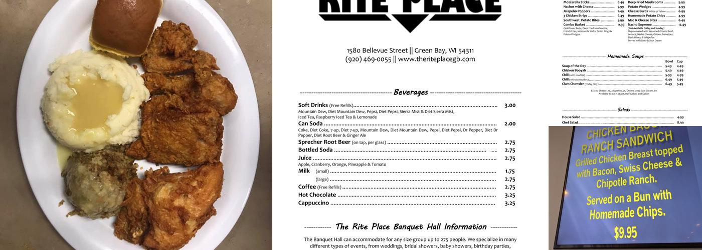 The Rite Place Menu