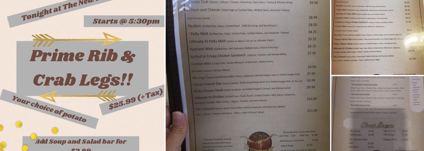 New Kersey Inn Menu