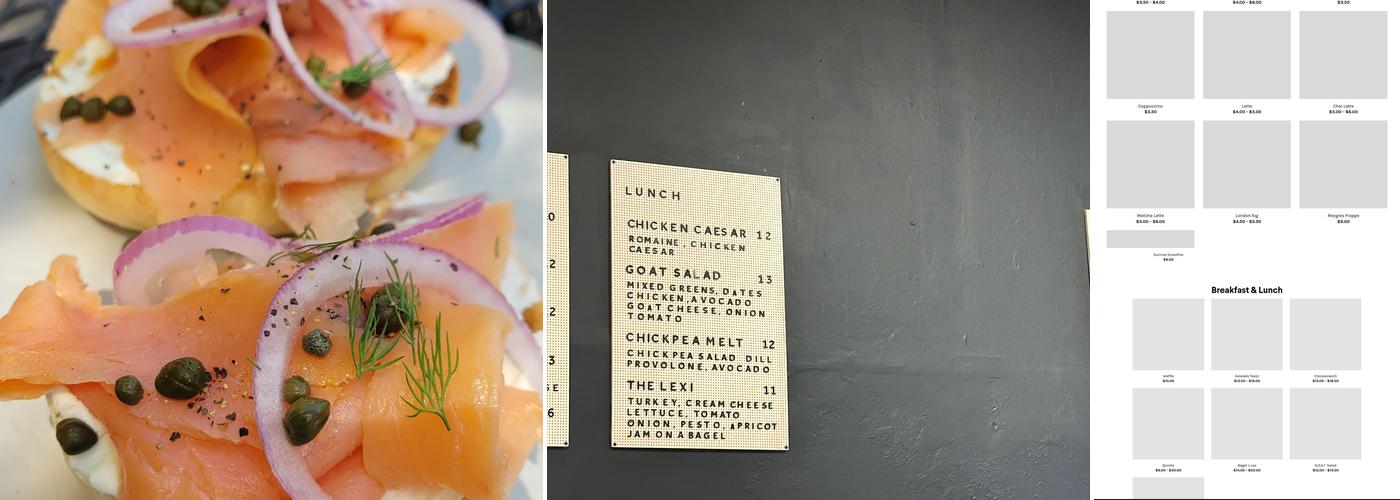 Margie's Java Joint Menu