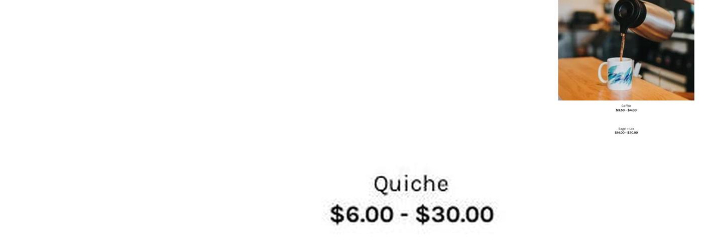 Margie's Java Joint Menu