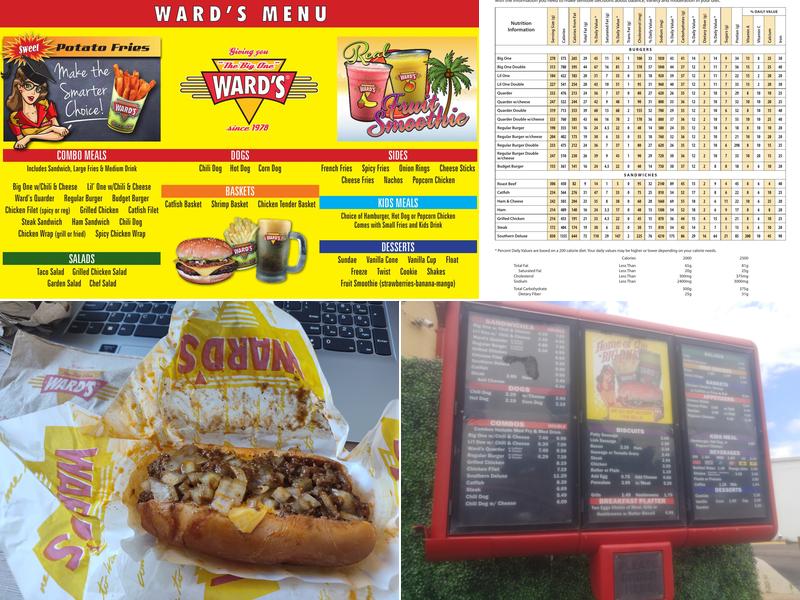 Ward's Restaurant Menu