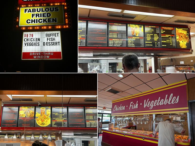 Cajun's Fabulous Fried Chicken Menu