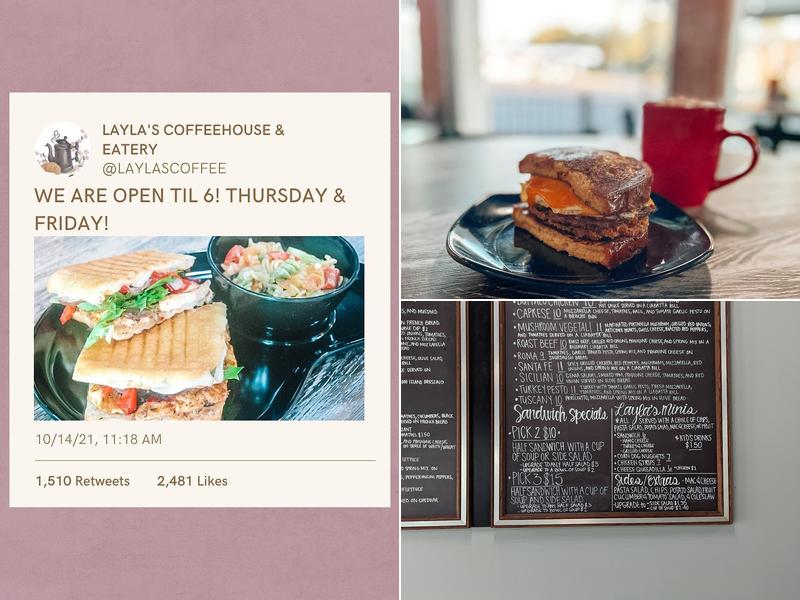 Layla's Coffeehouse & Eatery Menu