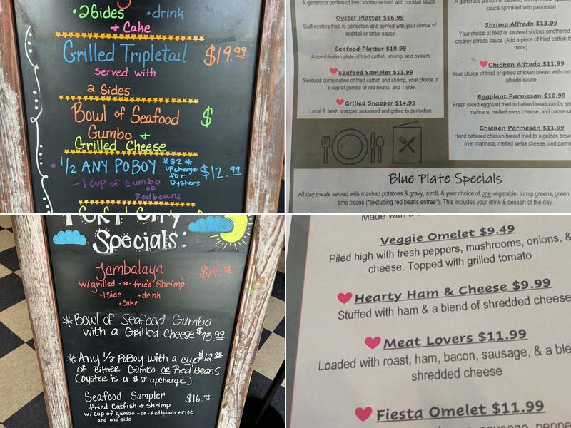Port City Cafe Menu