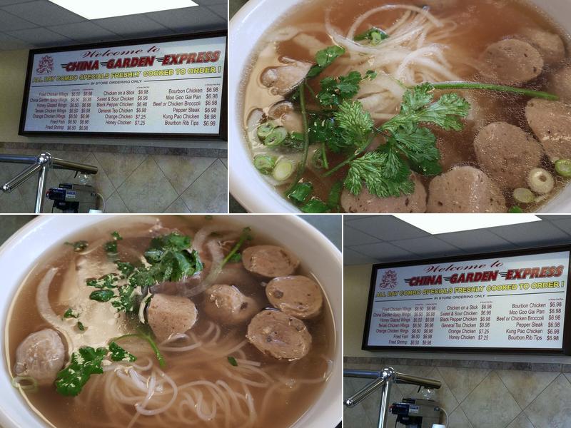 China Garden Express Menu