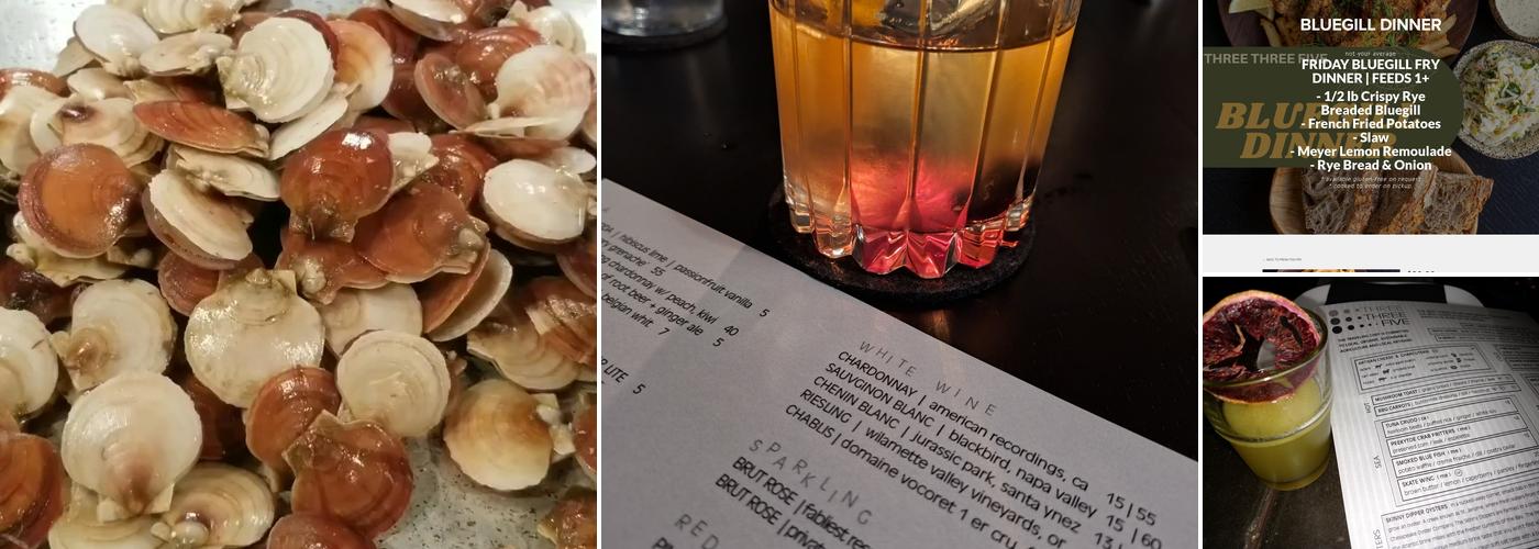 Three Three Five Menu