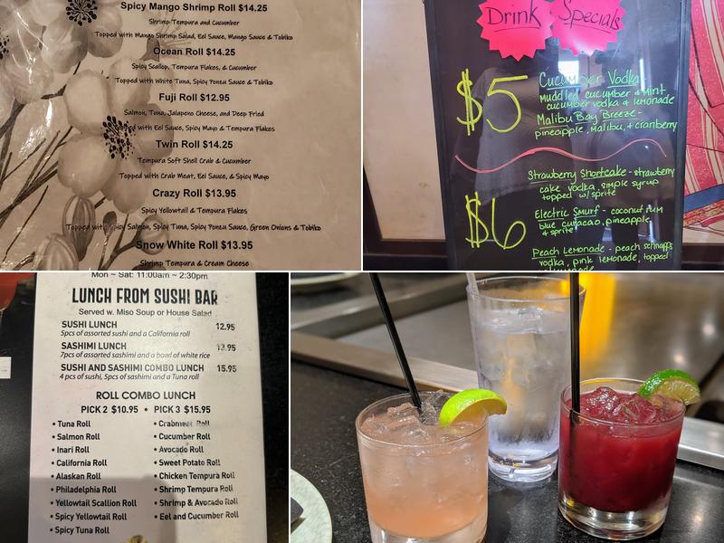 Sumo Japanese Steakhouse & Sushi Bar Menu