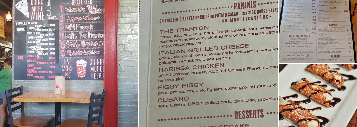 Aldo's Pizza Pies - Midtown Menu