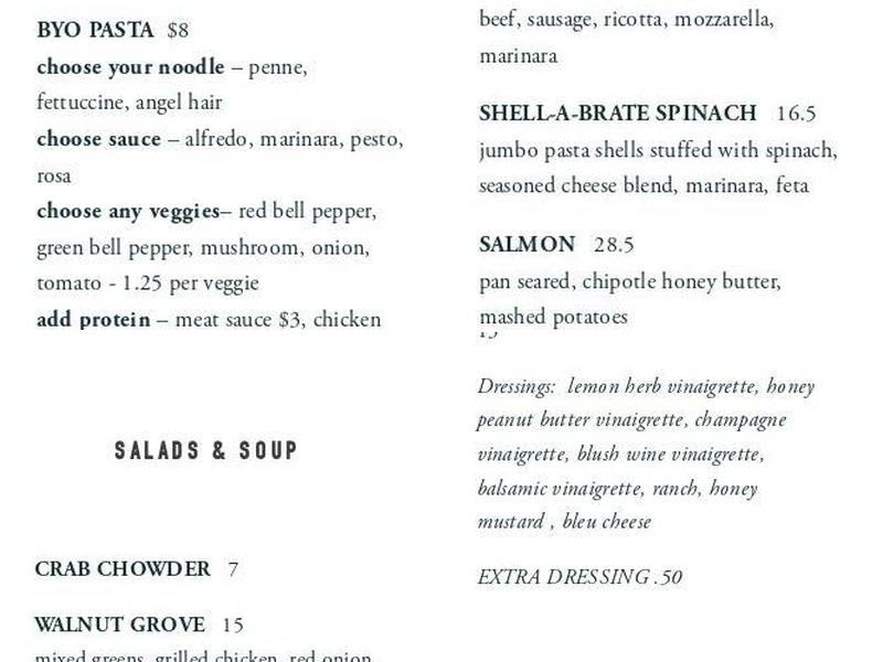 Venice Kitchen Menu