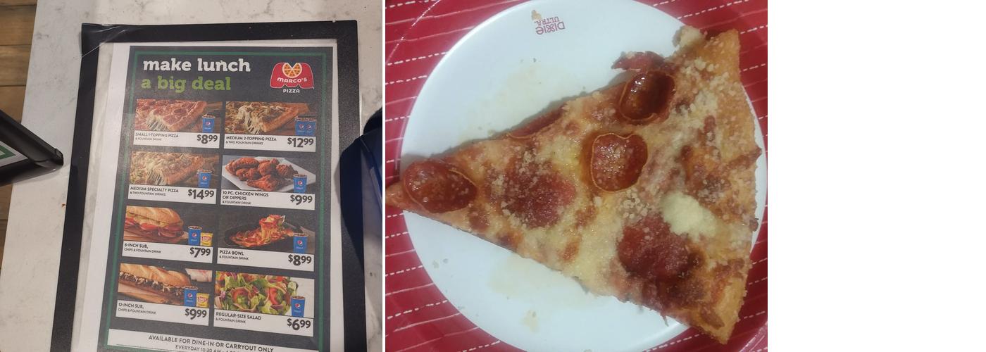 Marco's Pizza Menu