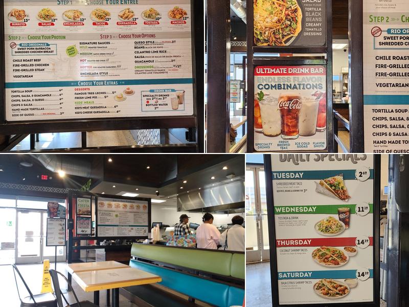 Cafe Rio Fresh Modern Mexican Menu