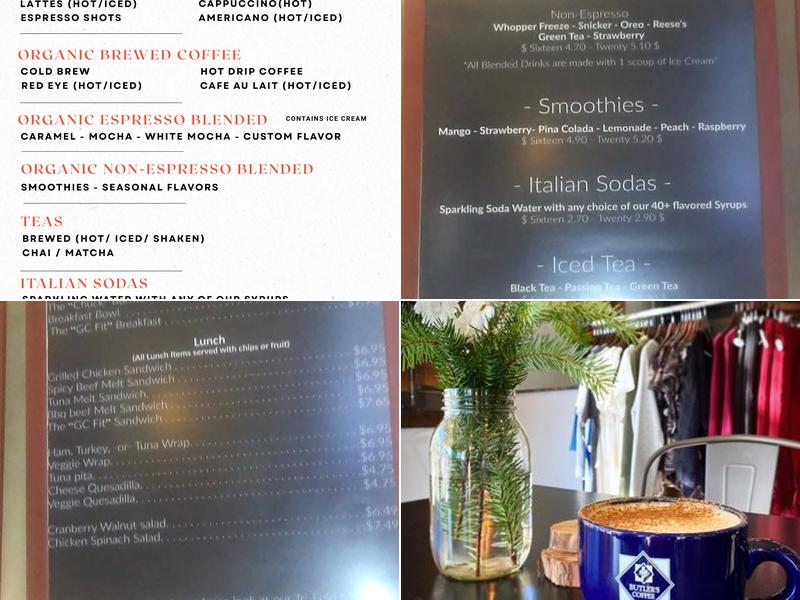 Generations Coffee (formerly Butler's Coffee) Menu