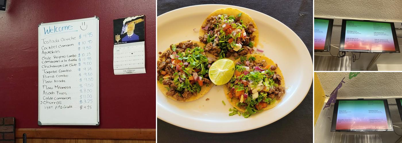 Guadalajara Taco Grill Menu