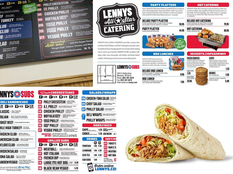 Lennys Grill & Subs Menu