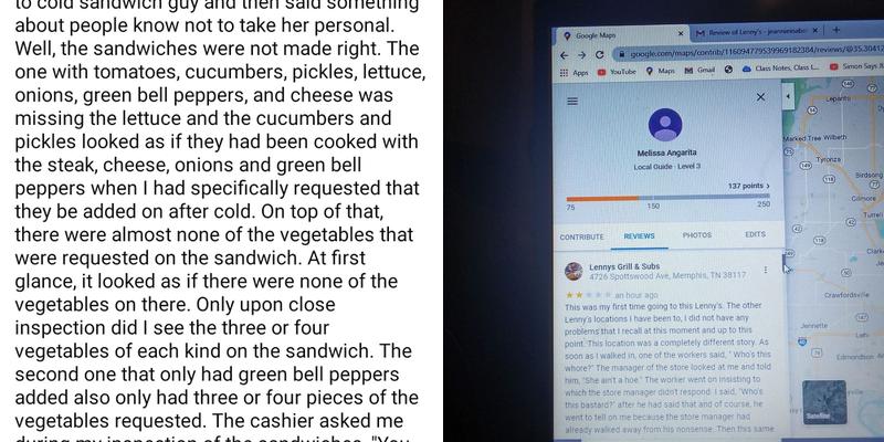 Lennys Grill & Subs Menu