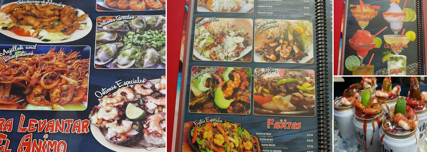 Las Islas Marias Mariscos Menu