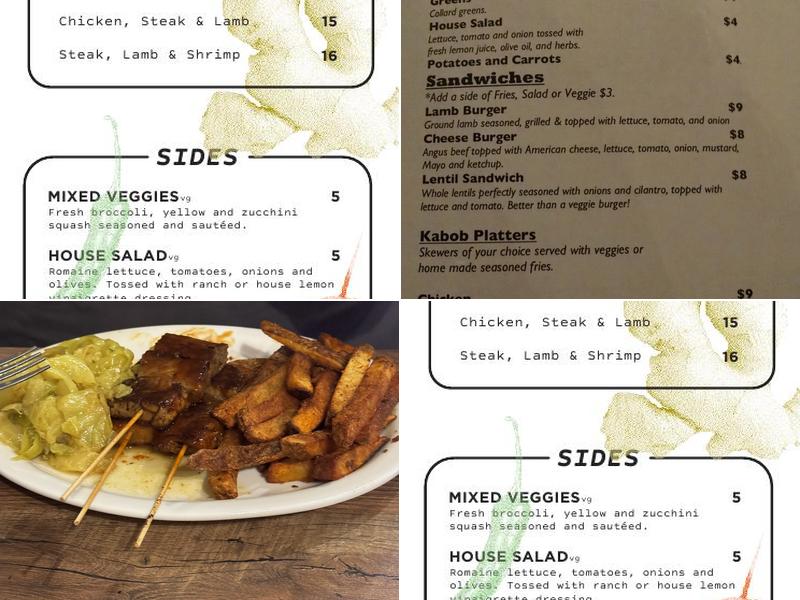 Stickem restaurant Menu