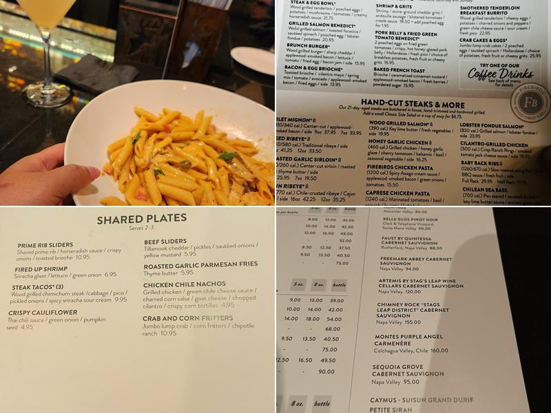 Firebirds Wood Fired Grill Menu