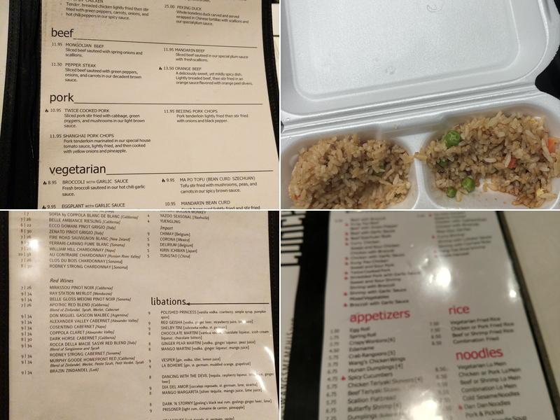 Wang's Mandarin House Menu