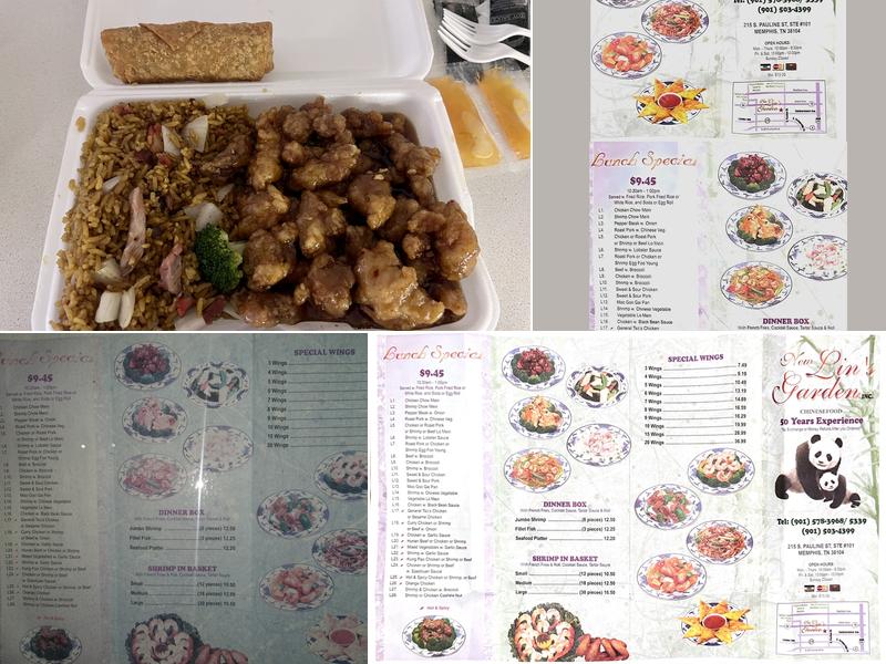 New Lin's Garden Menu
