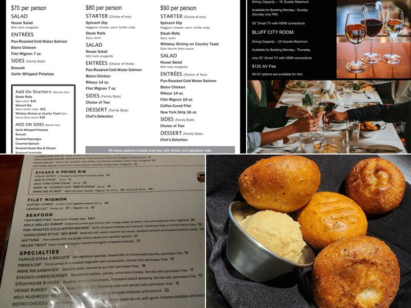 Stoney River Steakhouse and Grill Menu