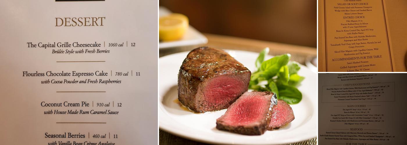 The Capital Grille Menu