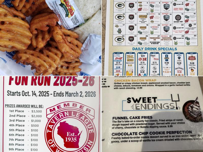 The Bar - Lime Kiln Menu