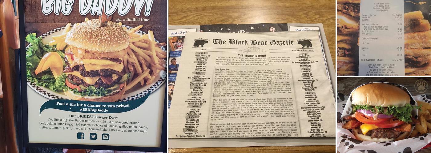 Black Bear Diner Hanford Menu