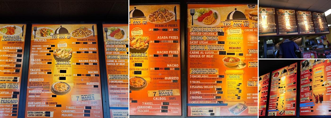 Tacos El Grullo Menu
