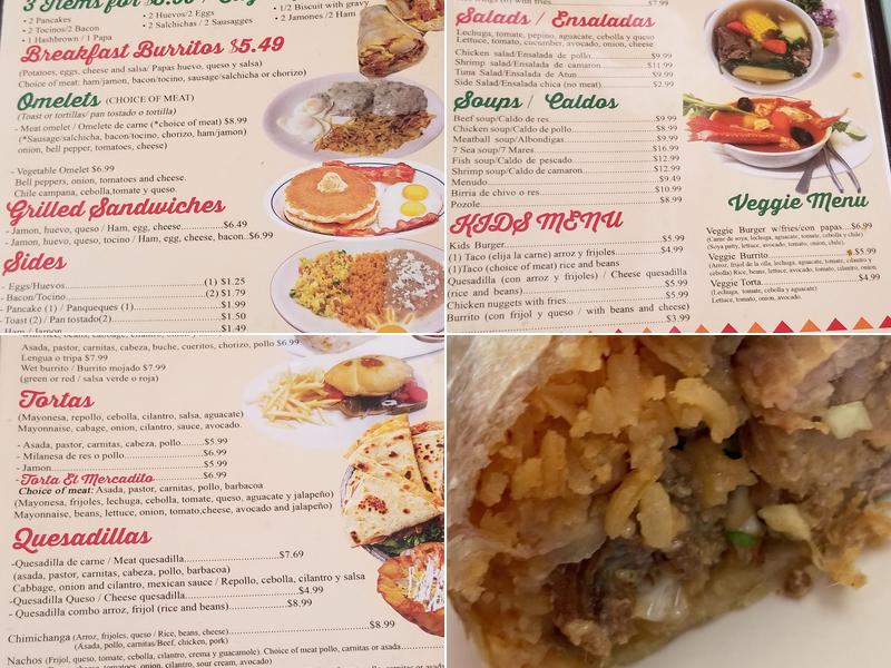 El Mercadito Menu