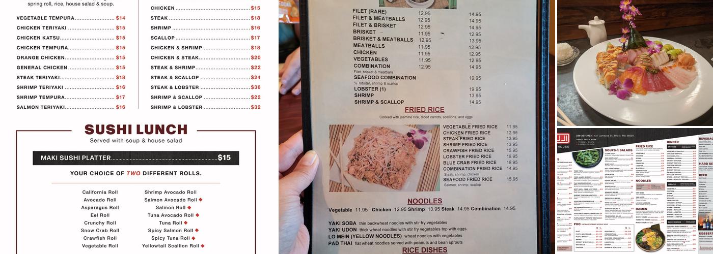 Fuji Sushi House Menu