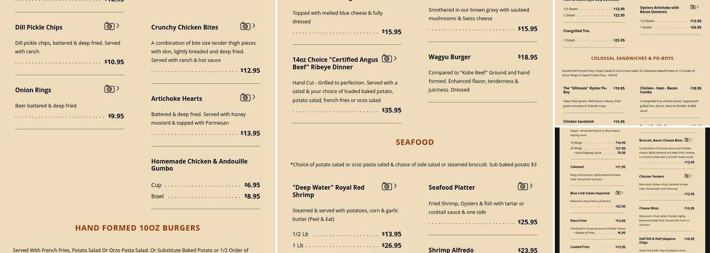 Adventures Pub & Spirits Menu