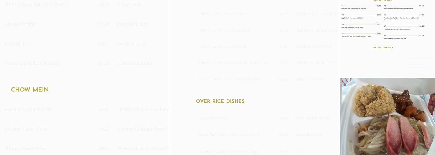 Cho's Kitchen Menu