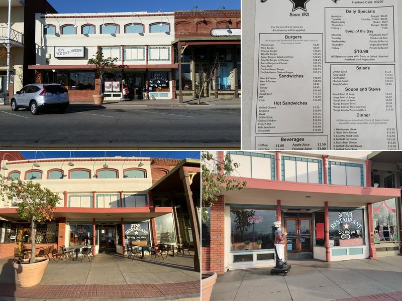 Star Restaurant 122 W 6th St, Hanford