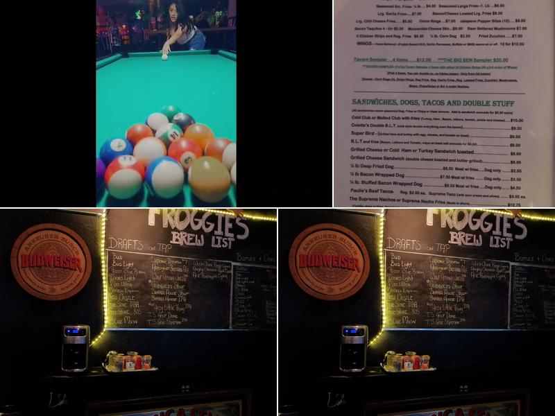 Froggies Pub & Grill Menu