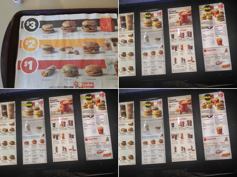 McDonald's Menu