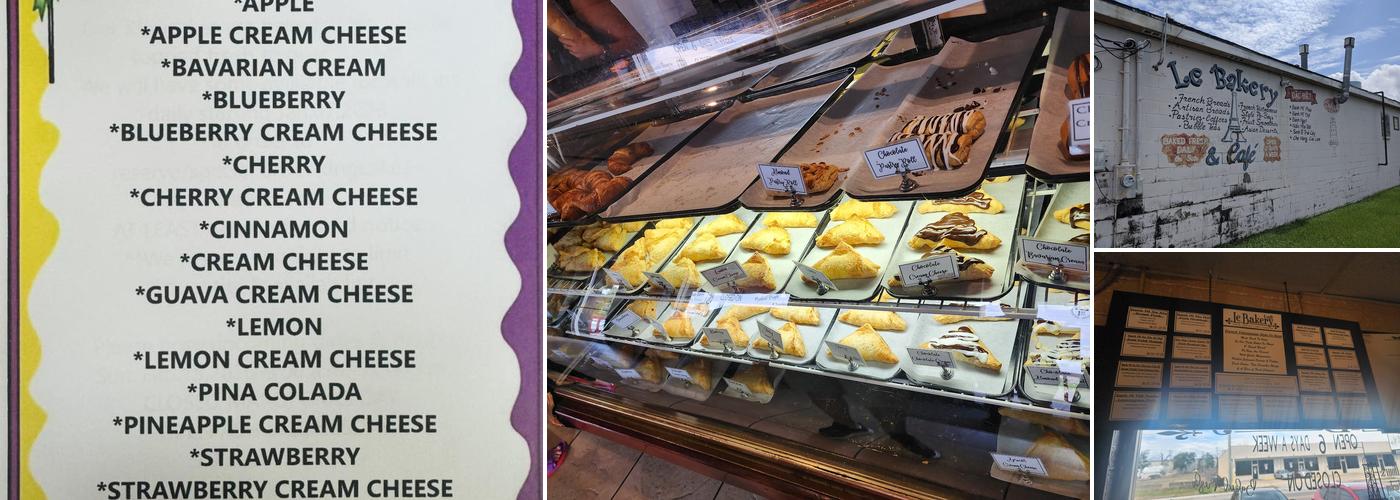 Le Bakery Menu