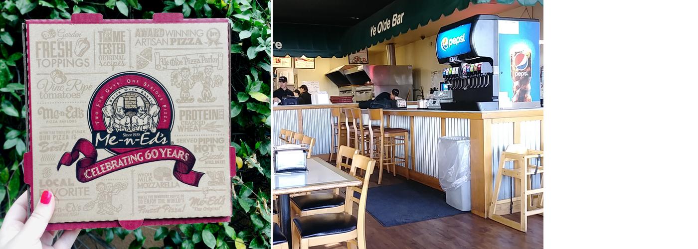 Me n ed's Pizzeria Menu