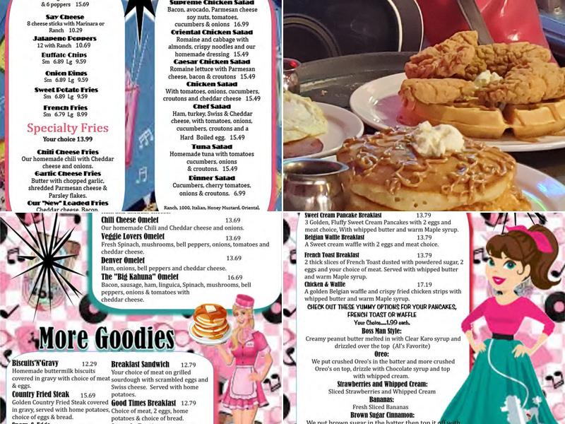 Good Times Cafe Menu