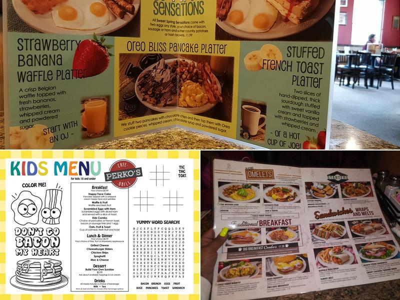 Perko's Cafe Menu