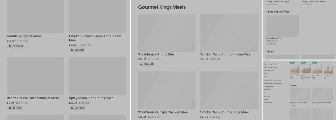 Burger King Menu