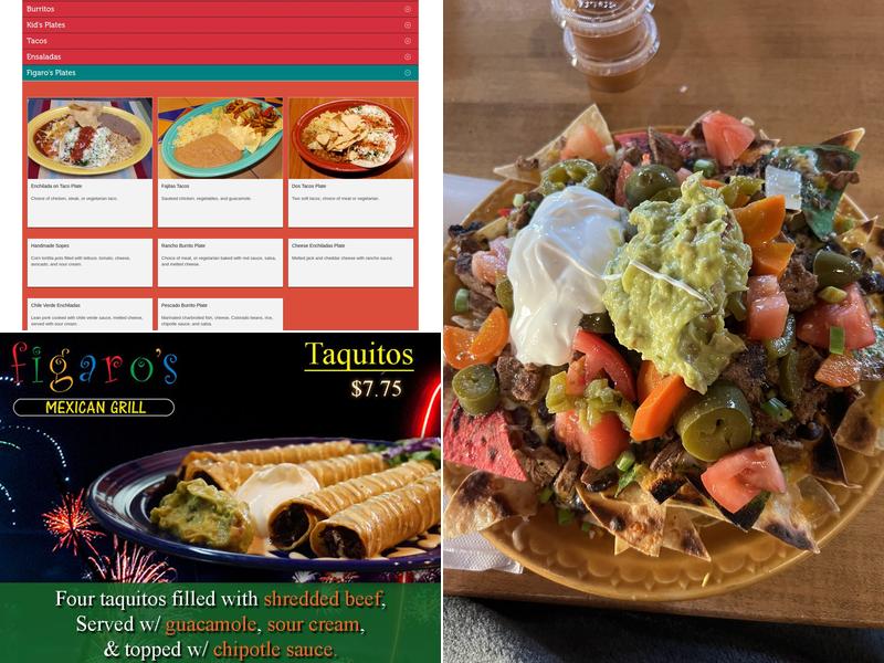 Figaro's Mexican Grill Menu